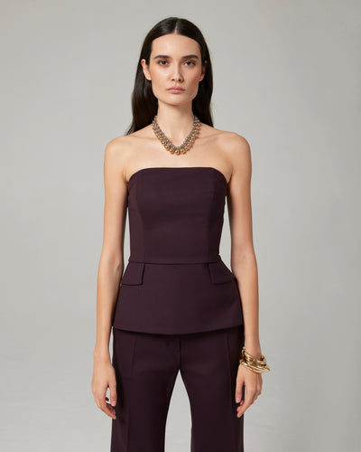 Bustier in saglia di lana